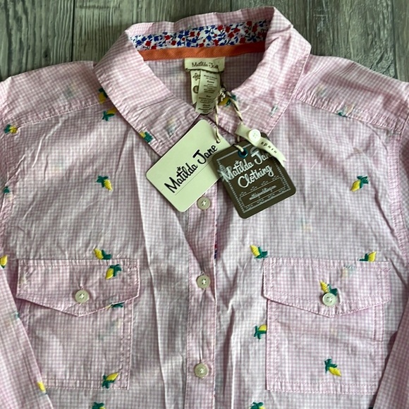 Matilda Jane Pink Shirt with Embroidered Details - Picture 1 of 10